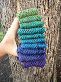 Frozen Leaves, Yak Sock Yarn, 430 yards, SWM/Yak/Nylon