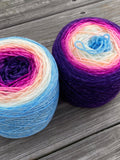 Magnificent Grace, Gradient Yarn, Extra Large Skein, 250g, Yarn, Worsted Weight, Indie Yarn