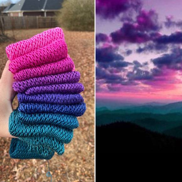 Gradient Yarn, Hand Dyed Yarn, 800 yards, Dreams of Tomorrow