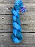 Blue Ridge Mt, Gradient Dyed Yarn, Hand Dyed Yarn, 100g