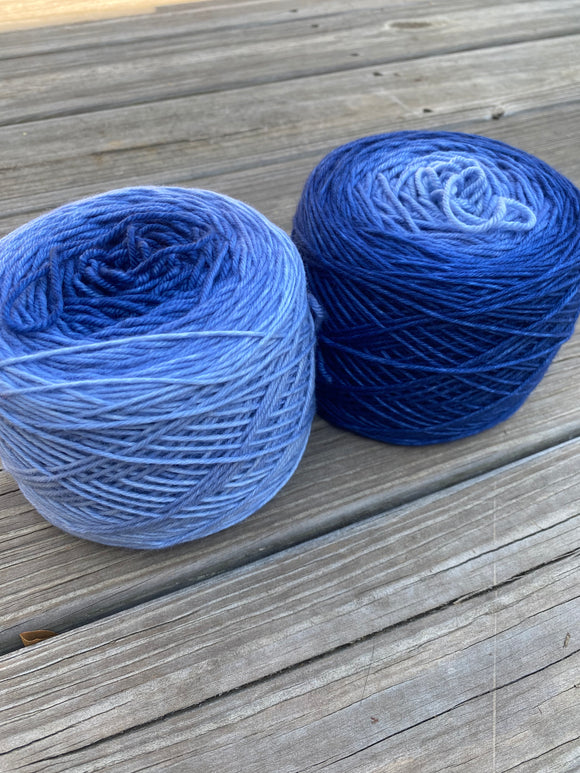 Navy, Boomerang, DK weight, 924 yards, SW Merino